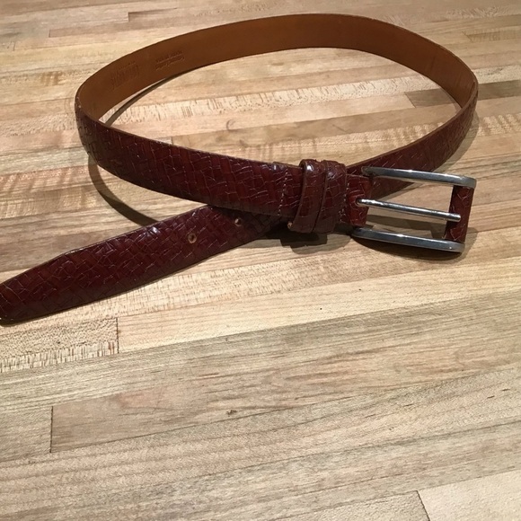 Lafayette 148 New York leather made in USA belt made in Italy buckle. Vintage? main image 5